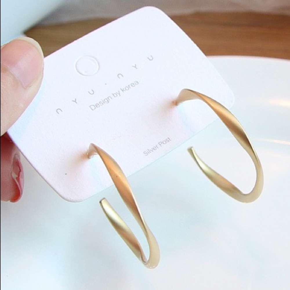 Waves Hoop Earrings